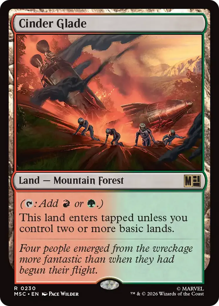 Clairière de scories — Marvel Super Heroes Commander — Magic: The Gathering