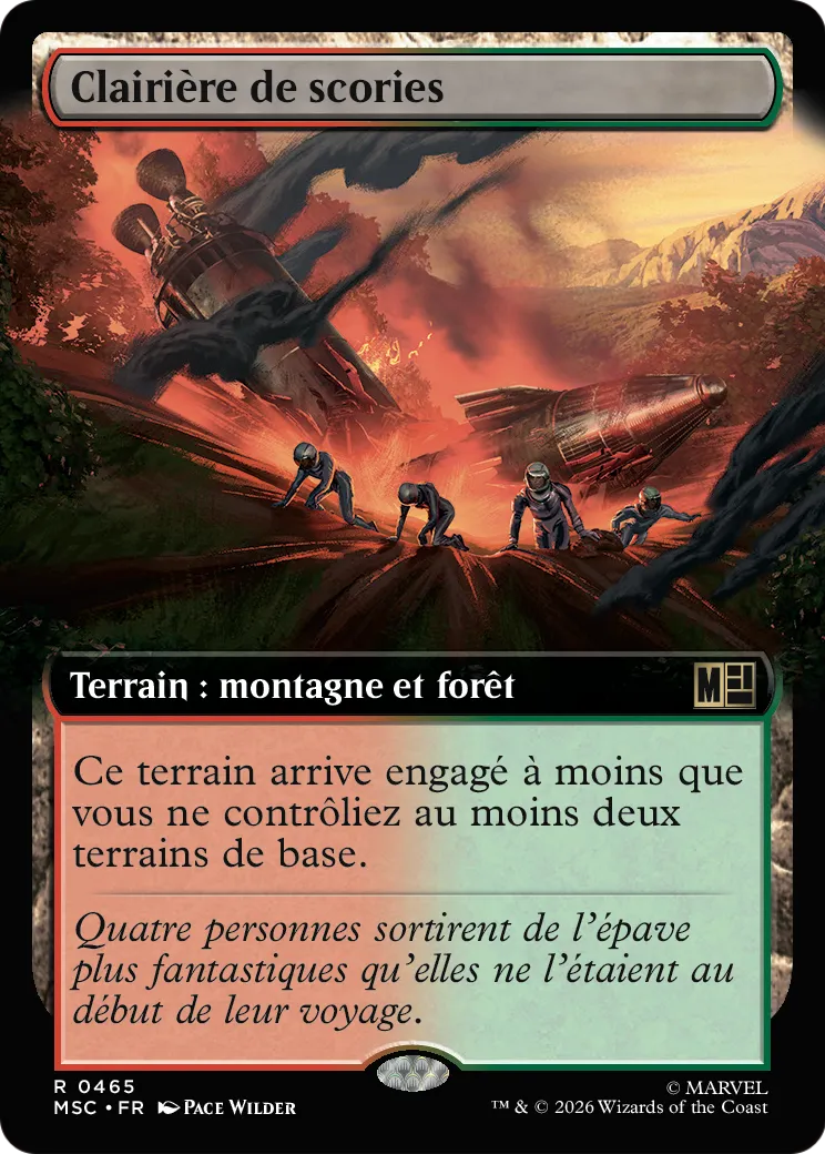 Clairière de scories — Marvel Super Heroes Commander — Magic: The Gathering