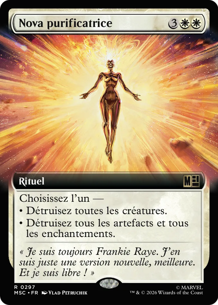 Nova purificatrice — Marvel Super Heroes Commander — Magic: The Gathering