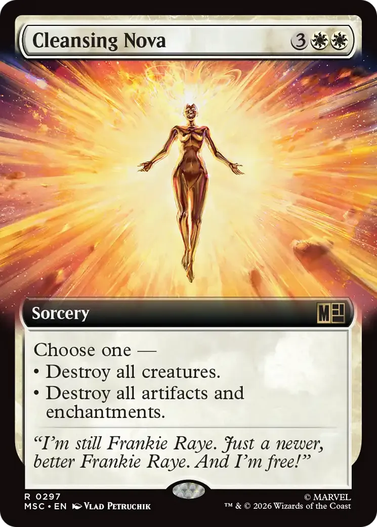 Cleansing Nova — Marvel Super Heroes Commander — Magic: The Gathering