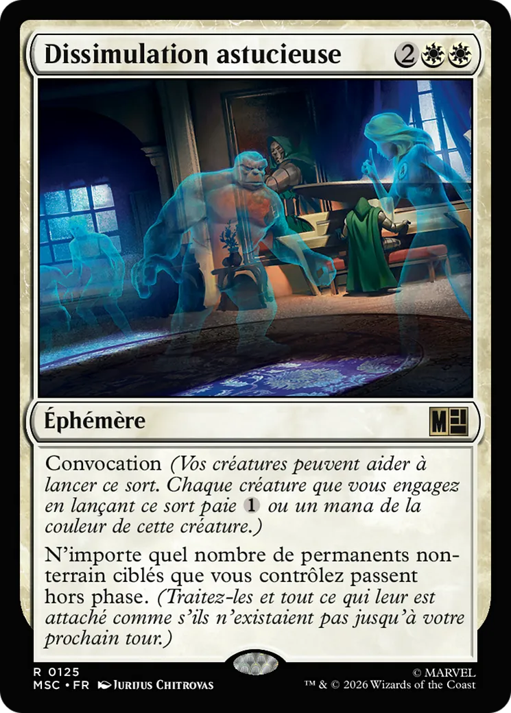 Dissimulation astucieuse — Marvel Super Heroes Commander — Magic: The Gathering