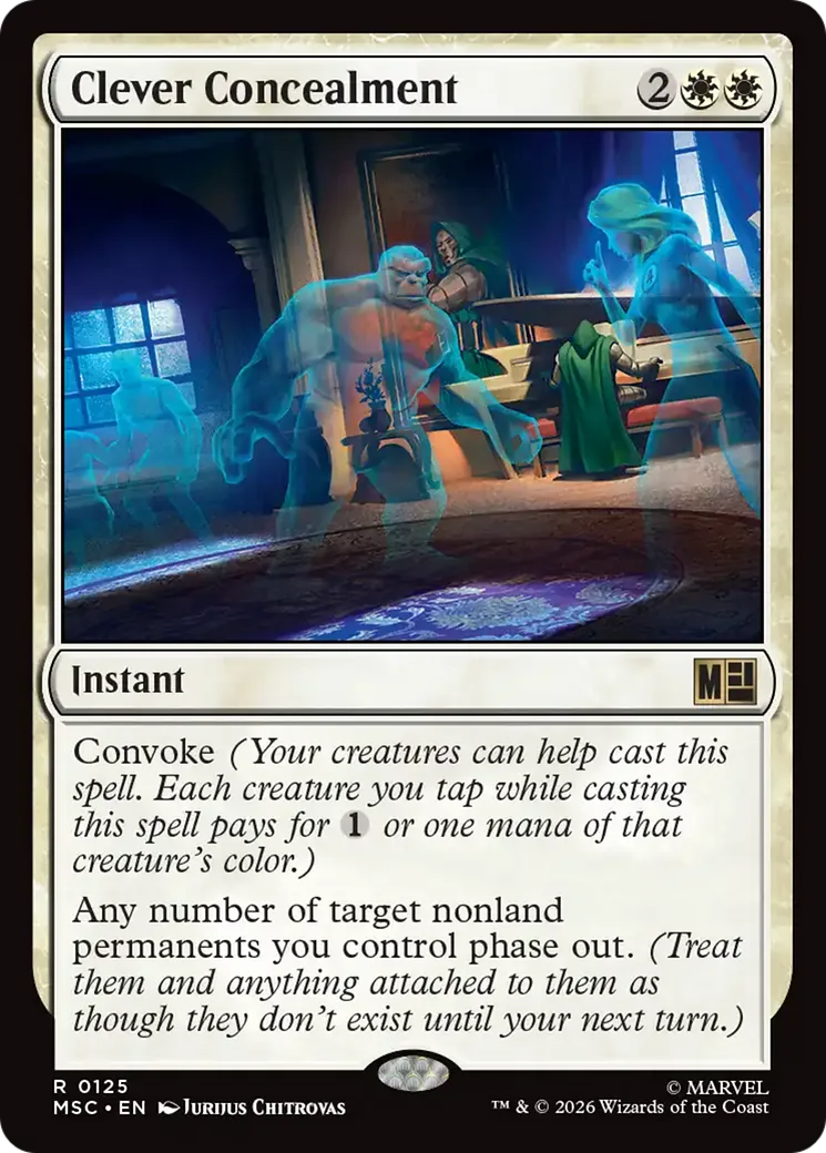 Clever Concealment — Marvel Super Heroes Commander — Magic: The Gathering