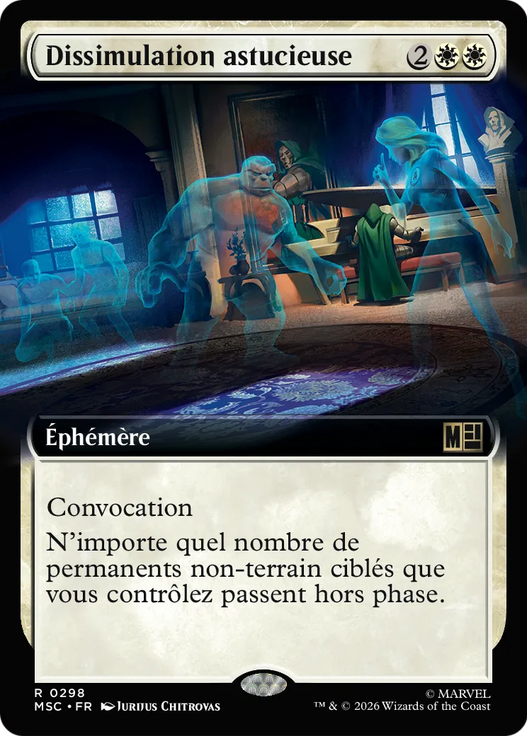 Dissimulation astucieuse — Marvel Super Heroes Commander — Magic: The Gathering