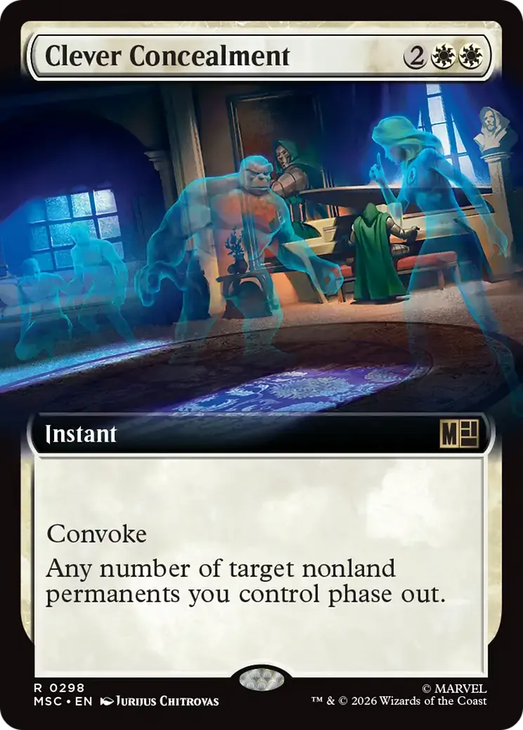 Clever Concealment — Marvel Super Heroes Commander — Magic: The Gathering