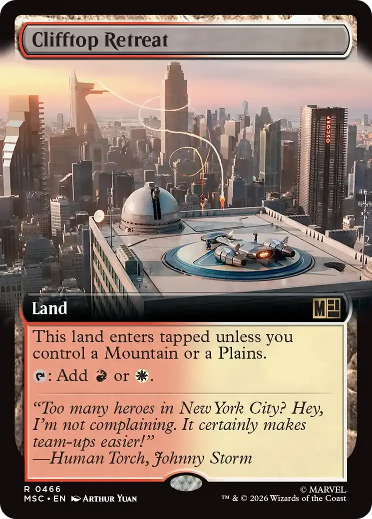 Clifftop Retreat — Marvel Super Heroes Commander — Magic: The Gathering