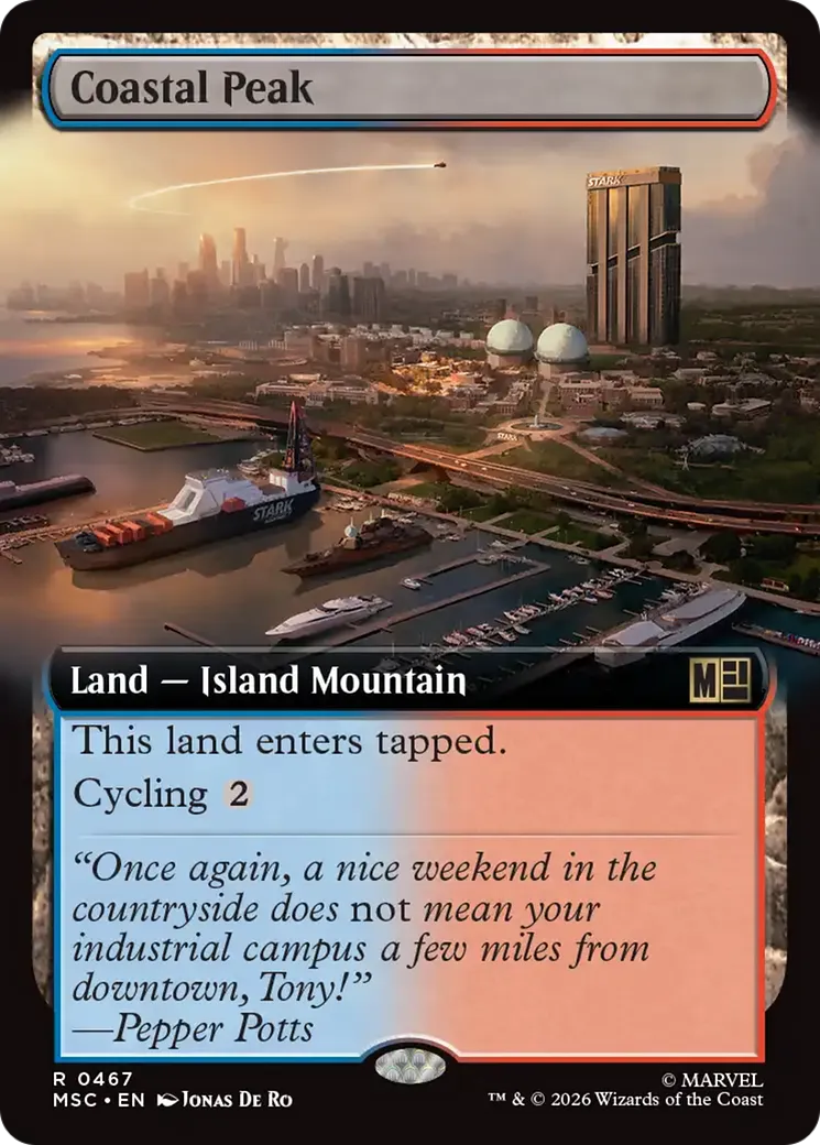 Coastal Peak — Marvel Super Heroes Commander — Magic: The Gathering