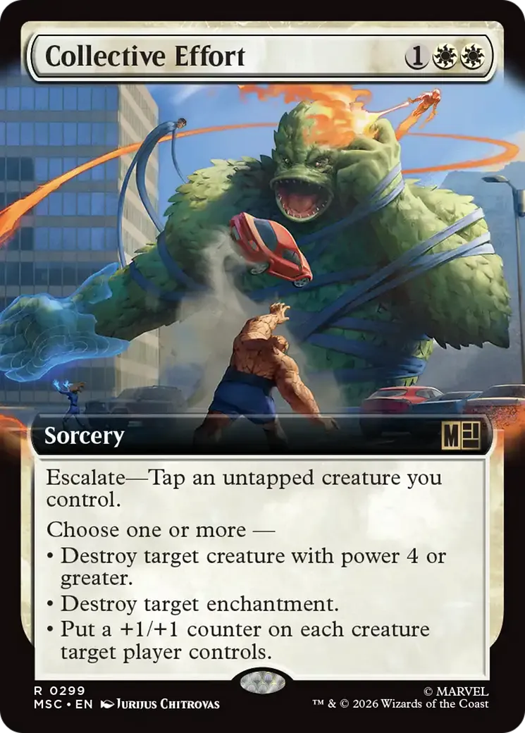 Collective Effort — Marvel Super Heroes Commander — Magic: The Gathering
