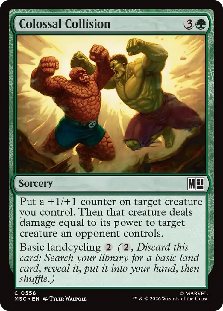 Collision colossale — Marvel Super Heroes Commander — Magic: The Gathering