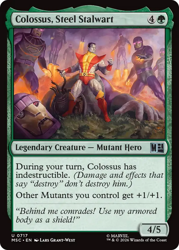Colossus, Steel Stalwart — Marvel Super Heroes Commander — Magic: The Gathering