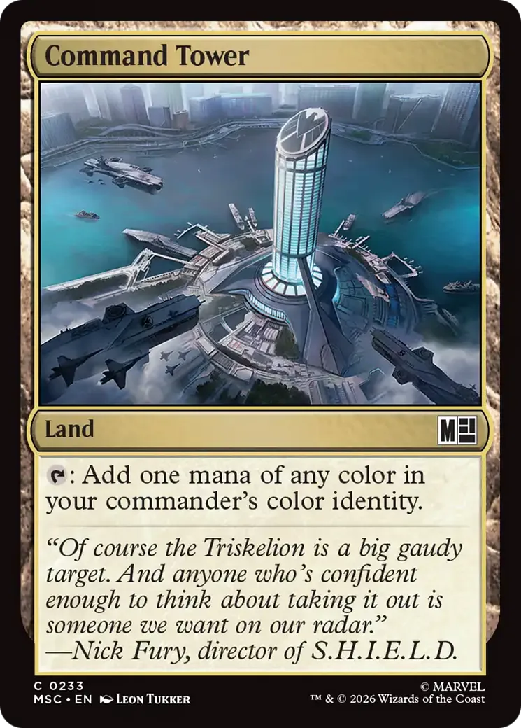 Tour de commandement — Marvel Super Heroes Commander — Magic: The Gathering