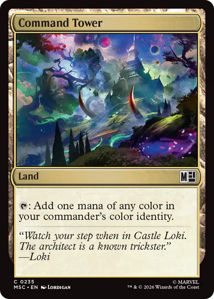 Tour de commandement — Marvel Super Heroes Commander — Magic: The Gathering