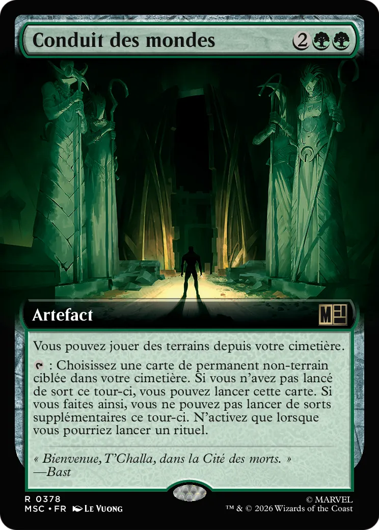 Conduit des mondes — Marvel Super Heroes Commander — Magic: The Gathering