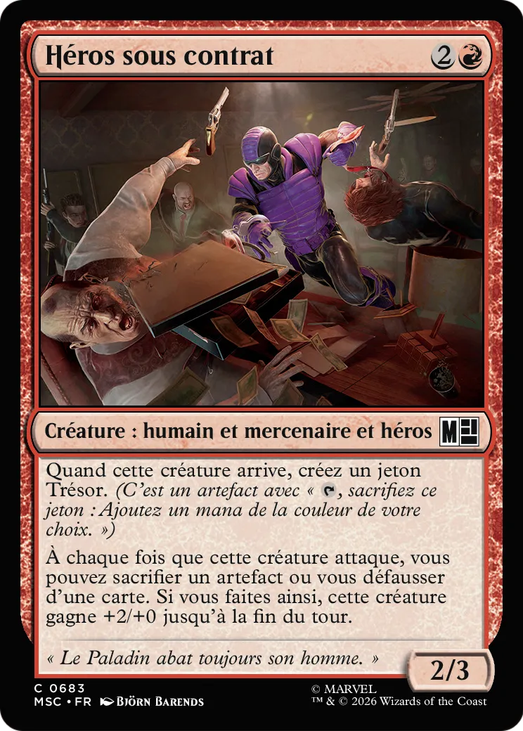 Héros sous contrat — Marvel Super Heroes Commander — Magic: The Gathering