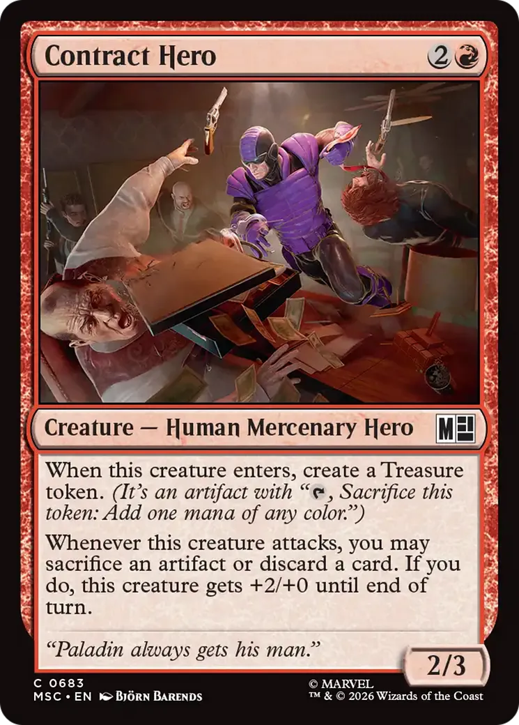 Héros sous contrat — Marvel Super Heroes Commander — Magic: The Gathering