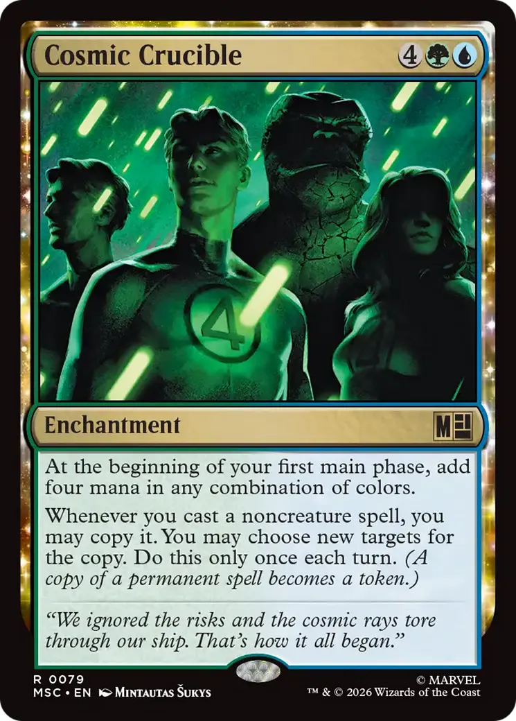 Cosmic Crucible from Marvel Super Heroes Commander - Magic: The Gathering