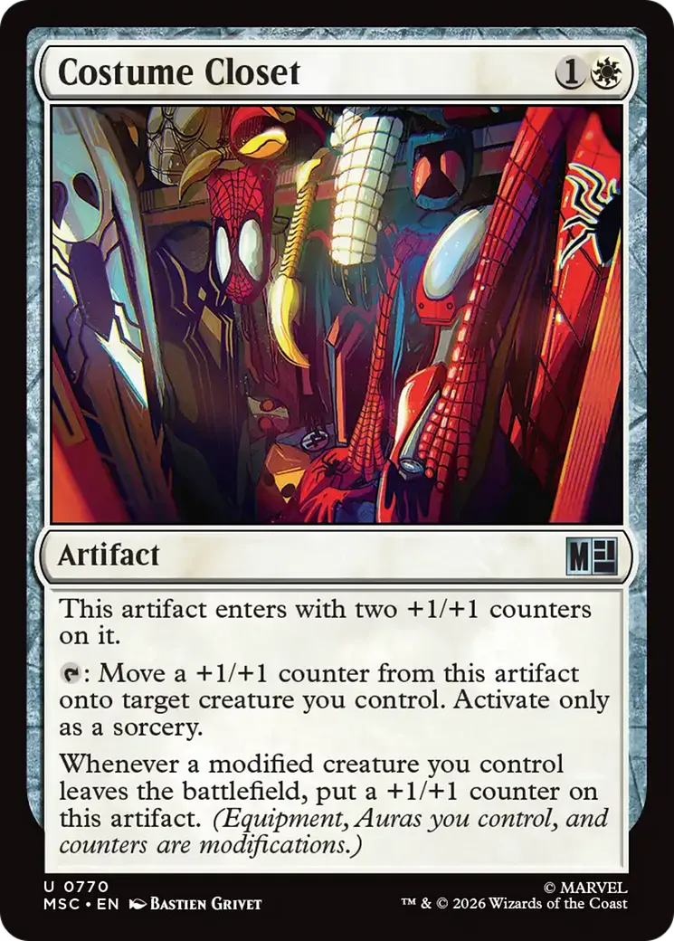 Placard à costumes — Marvel Super Heroes Commander — Magic: The Gathering