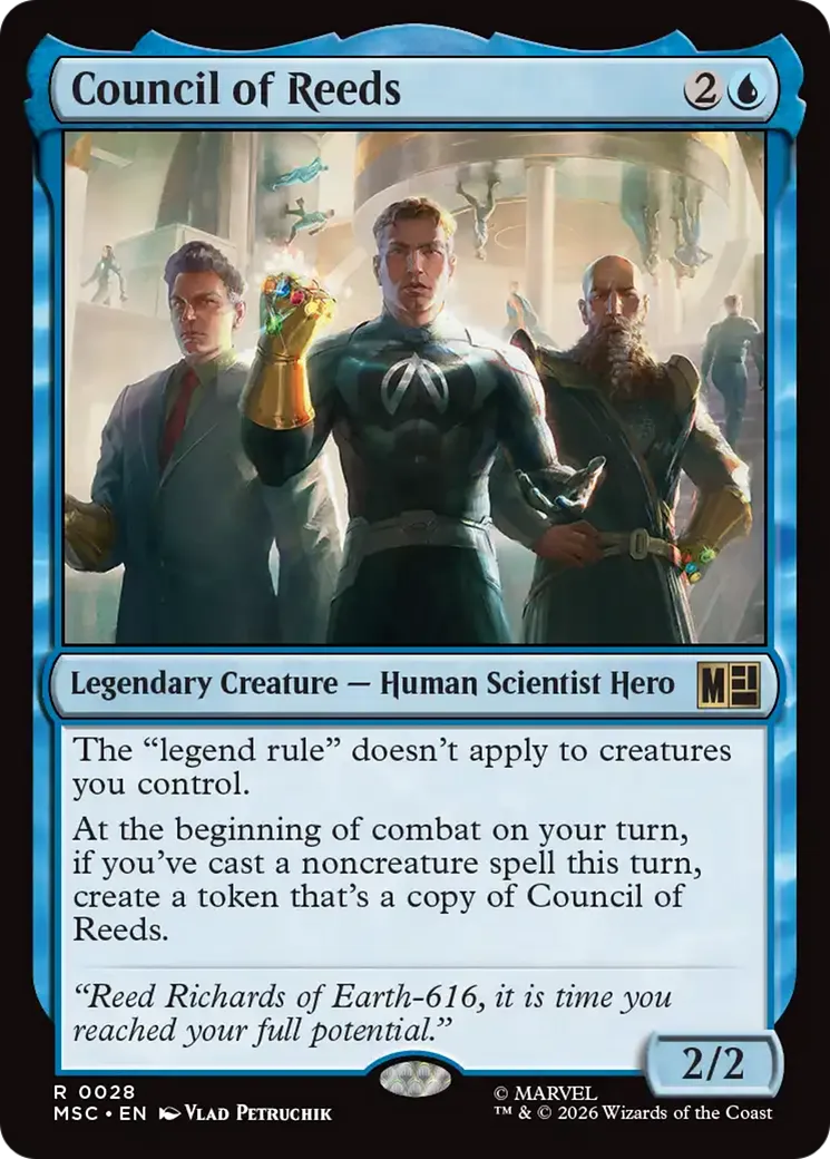 Conseil des Reed — Marvel Super Heroes Commander — Magic: The Gathering