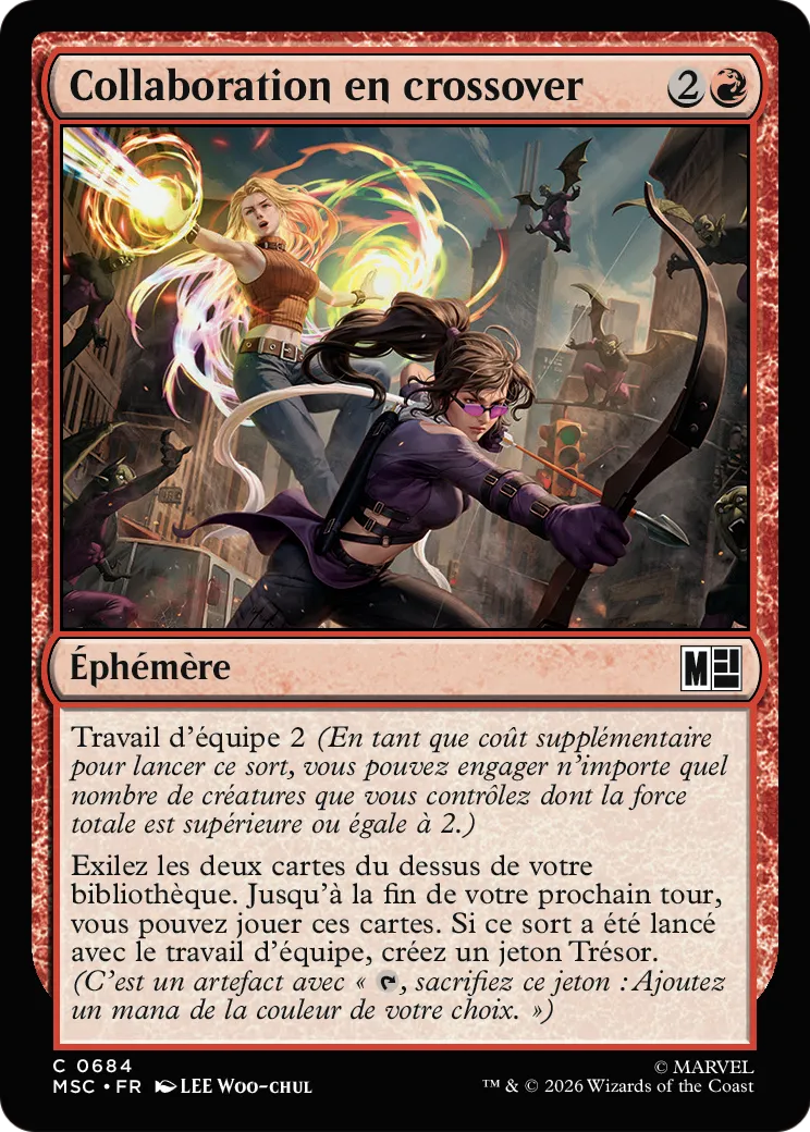 Collaboration en crossover — Marvel Super Heroes Commander — Magic: The Gathering