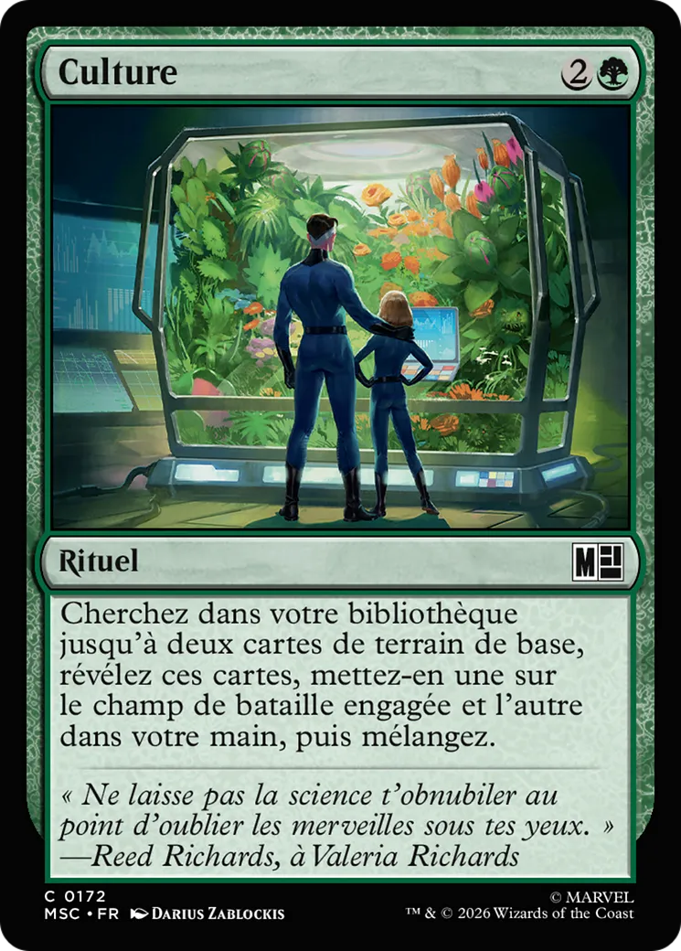 Culture — Marvel Super Heroes Commander — Magic: The Gathering
