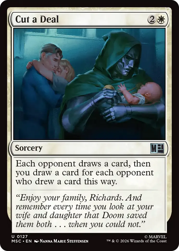 Conclure un accord — Marvel Super Heroes Commander — Magic: The Gathering
