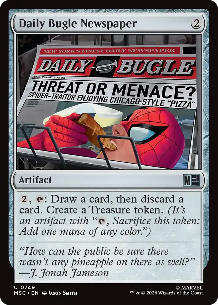 Daily Bugle — Marvel Super Heroes Commander — Magic: The Gathering