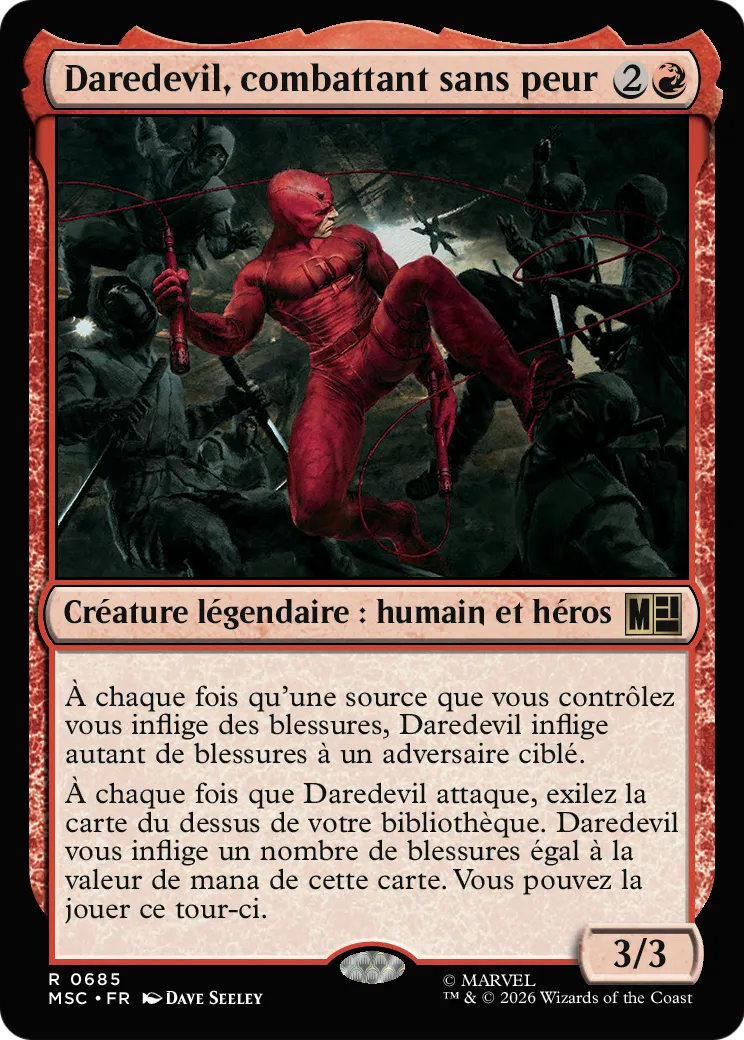 Daredevil, combattant sans peur — Marvel Super Heroes Commander — Magic: The Gathering