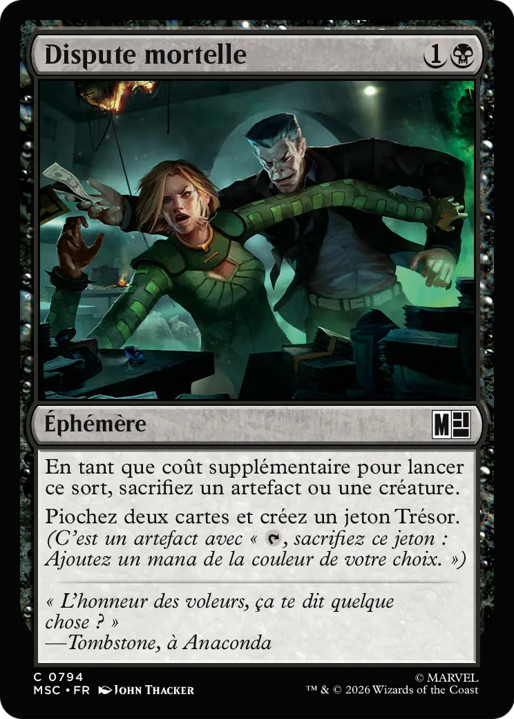 Dispute mortelle — Marvel Super Heroes Commander — Magic: The Gathering