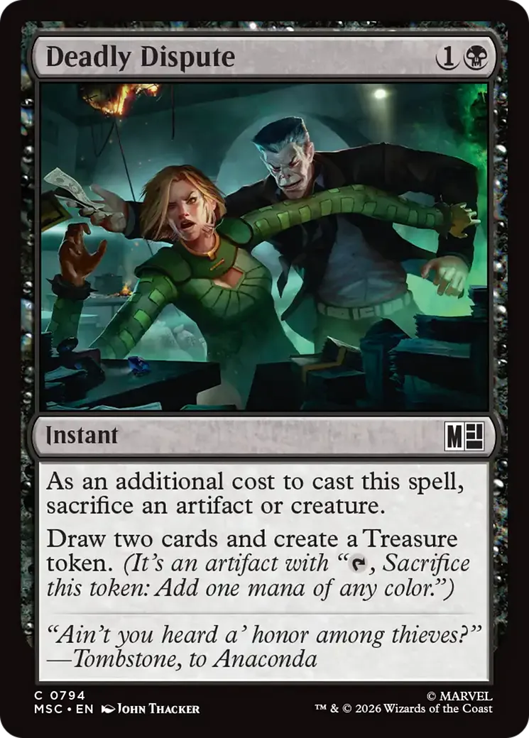 Deadly Dispute — Marvel Super Heroes Commander — Magic: The Gathering
