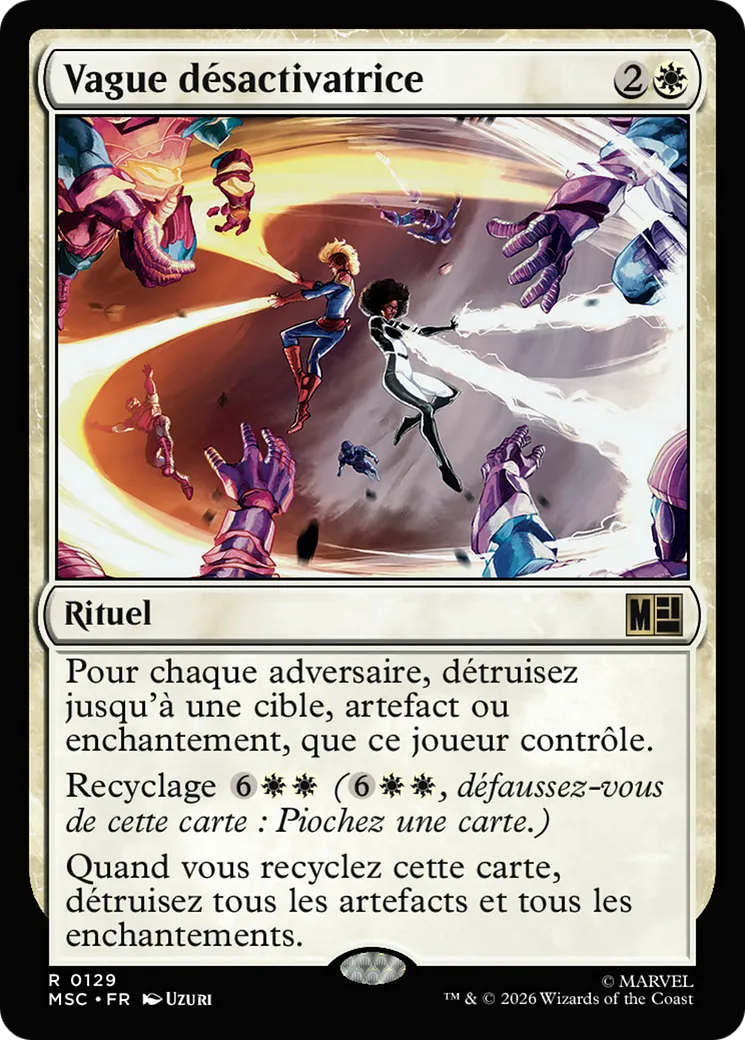 Vague désactivatrice — Marvel Super Heroes Commander — Magic: The Gathering