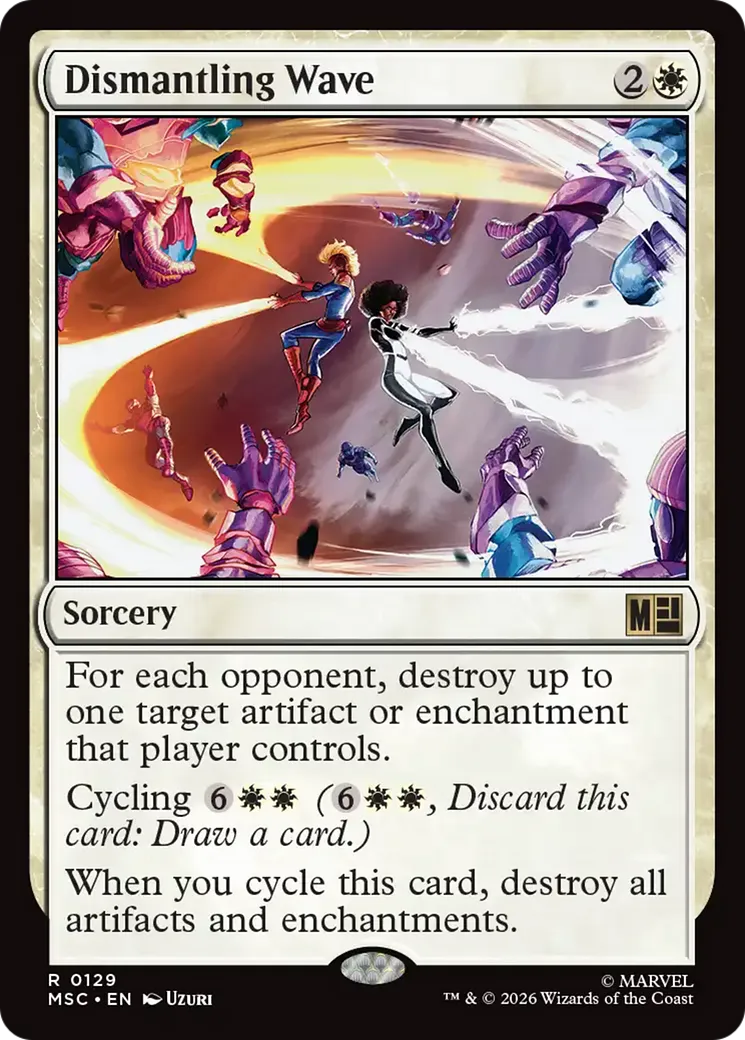 Vague désactivatrice — Marvel Super Heroes Commander — Magic: The Gathering