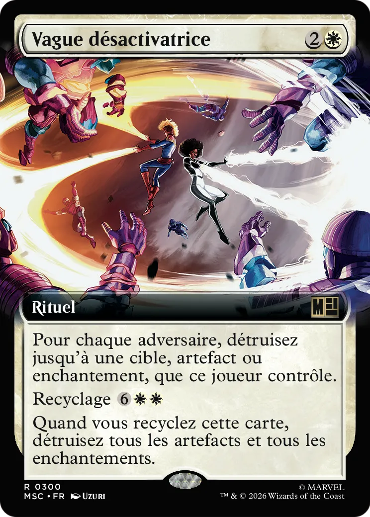 Vague désactivatrice — Marvel Super Heroes Commander — Magic: The Gathering