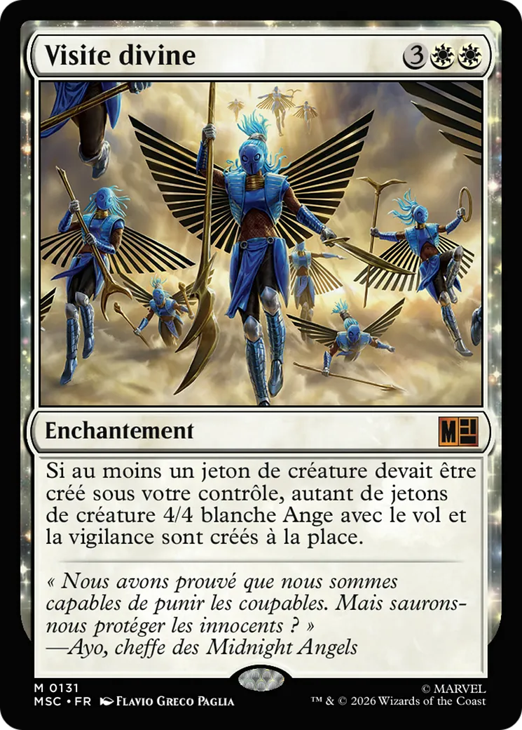Visite divine from Marvel Super Heroes Commander - Magic: The Gathering