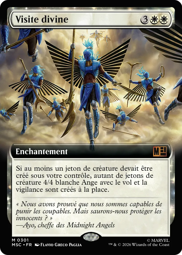 Visite divine — Marvel Super Heroes Commander — Magic: The Gathering
