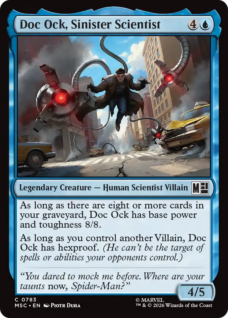 Doc Ock, Sinister Scientist — Marvel Super Heroes Commander — Magic: The Gathering