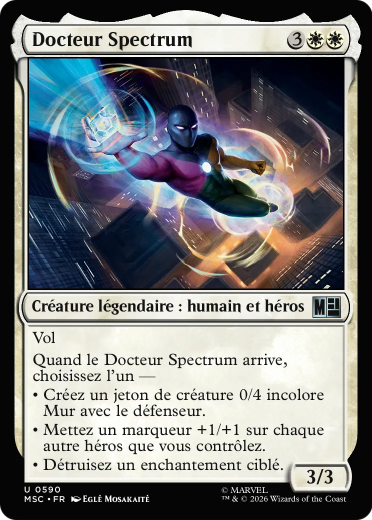 Docteur Spectrum — Marvel Super Heroes Commander — Magic: The Gathering
