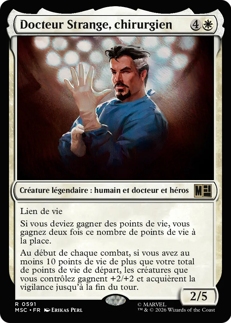 Docteur Strange, chirurgien — Marvel Super Heroes Commander — Magic: The Gathering