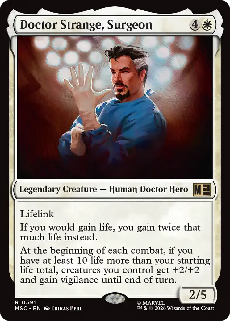 Doctor Strange, Surgeon — Marvel Super Heroes Commander — Magic: The Gathering