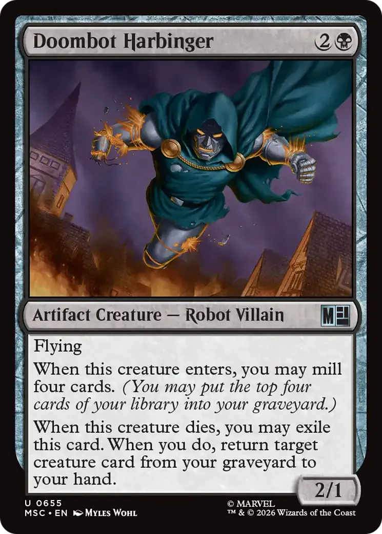 Doombot Harbinger — Marvel Super Heroes Commander — Magic: The Gathering