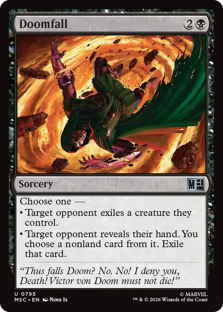Doomfall — Marvel Super Heroes Commander — Magic: The Gathering