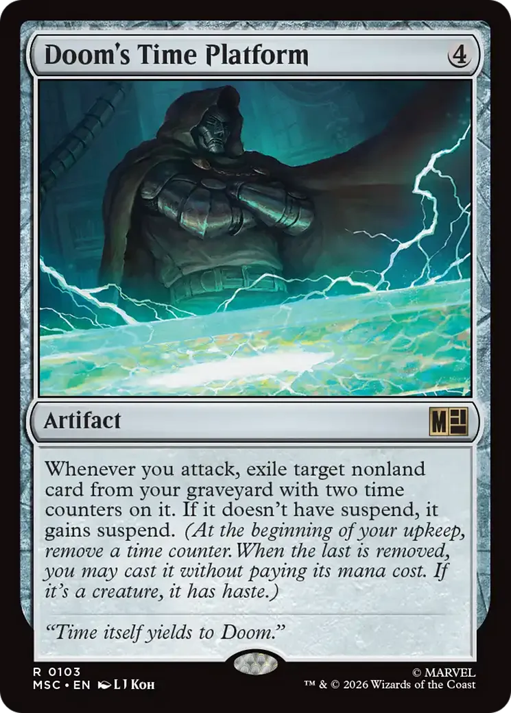 Doom's Time Platform — Marvel Super Heroes Commander — Magic: The Gathering