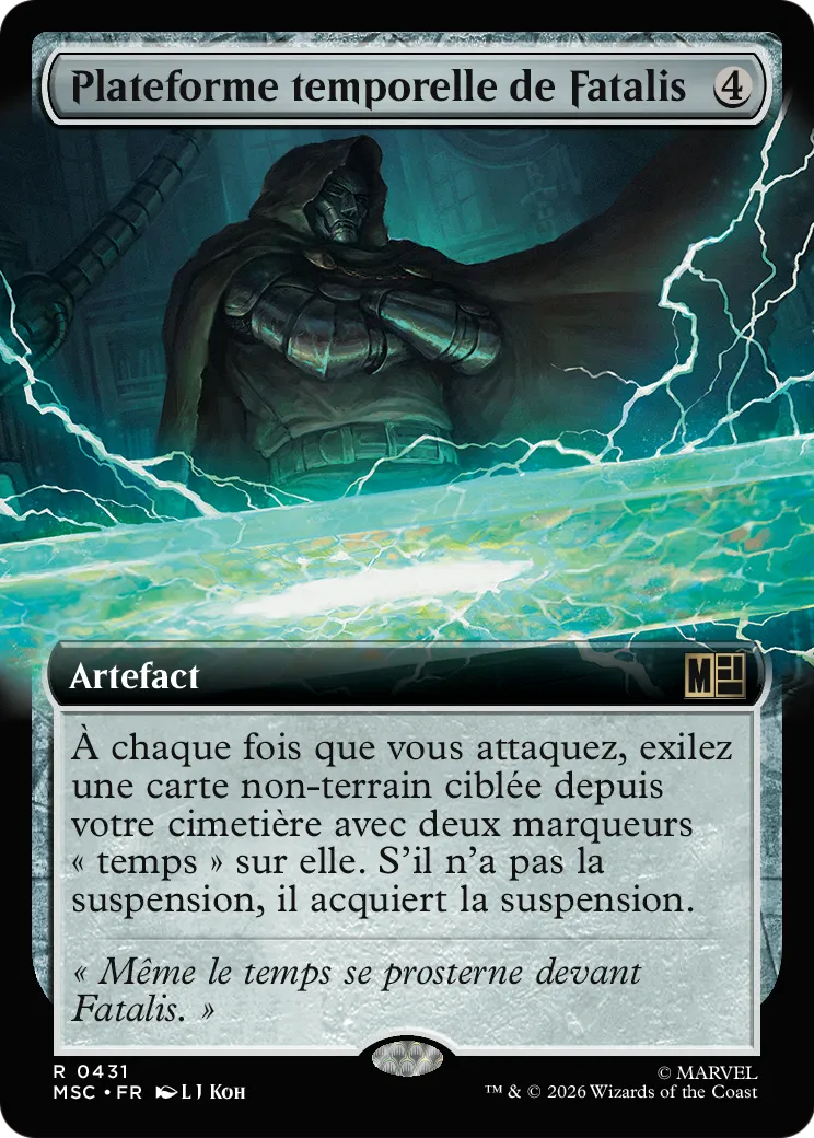 Plateforme temporelle de Fatalis — Marvel Super Heroes Commander — Magic: The Gathering