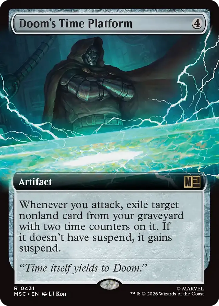 Doom's Time Platform — Marvel Super Heroes Commander — Magic: The Gathering