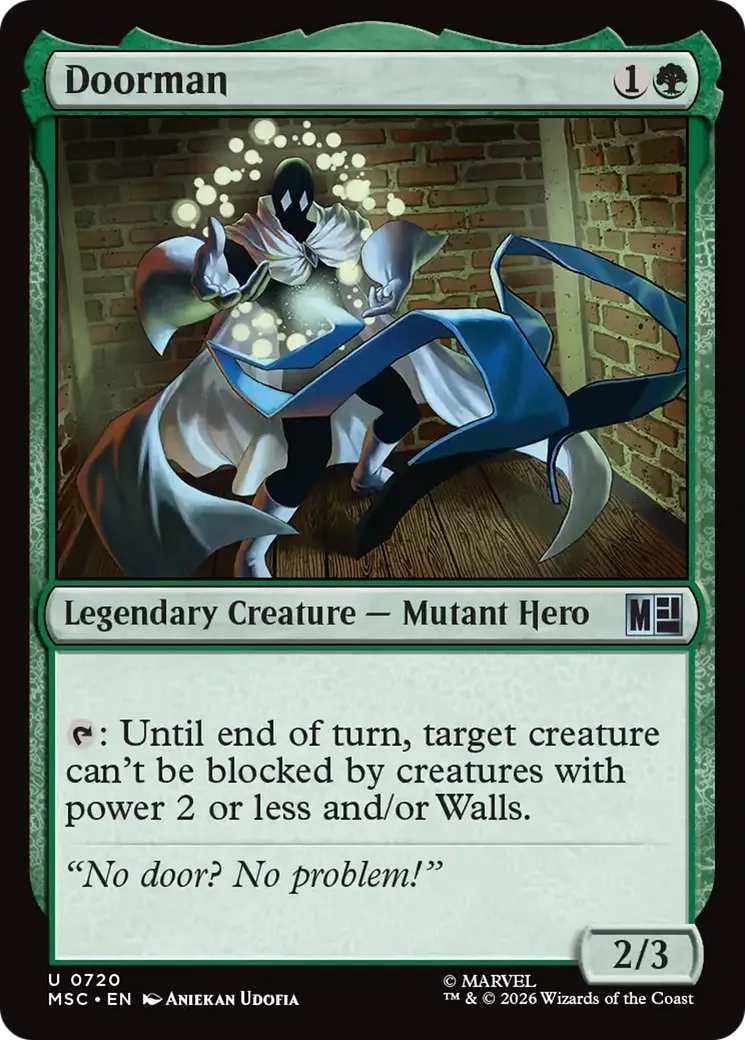 Doorman — Marvel Super Heroes Commander — Magic: The Gathering