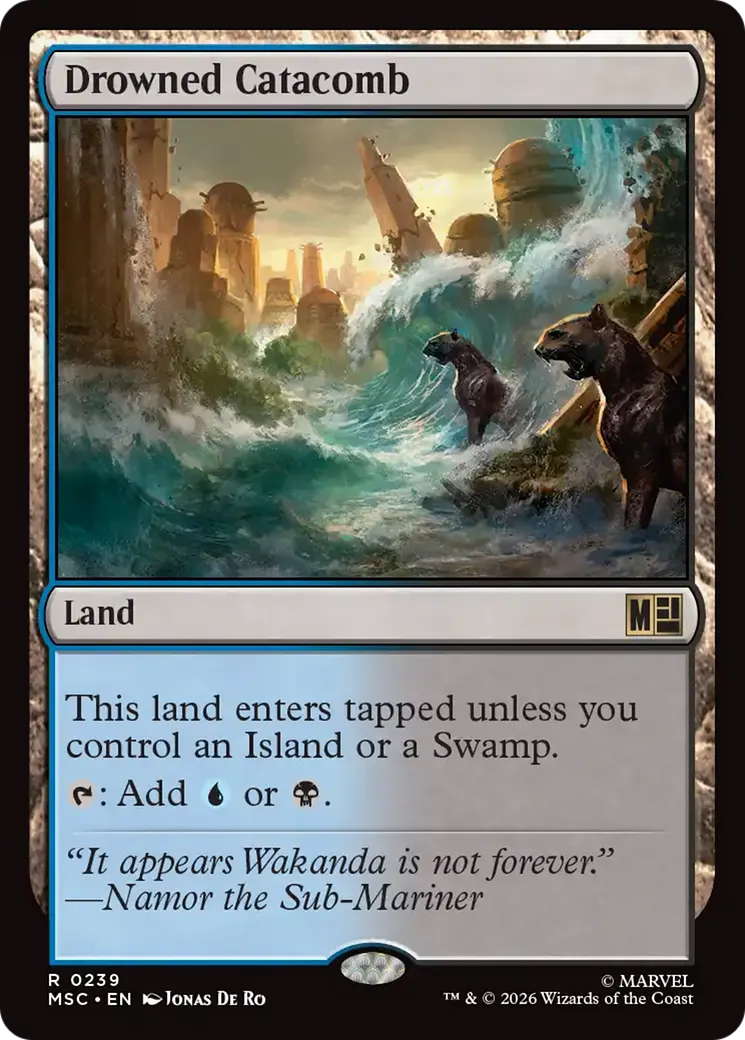 Drowned Catacomb — Marvel Super Heroes Commander — Magic: The Gathering