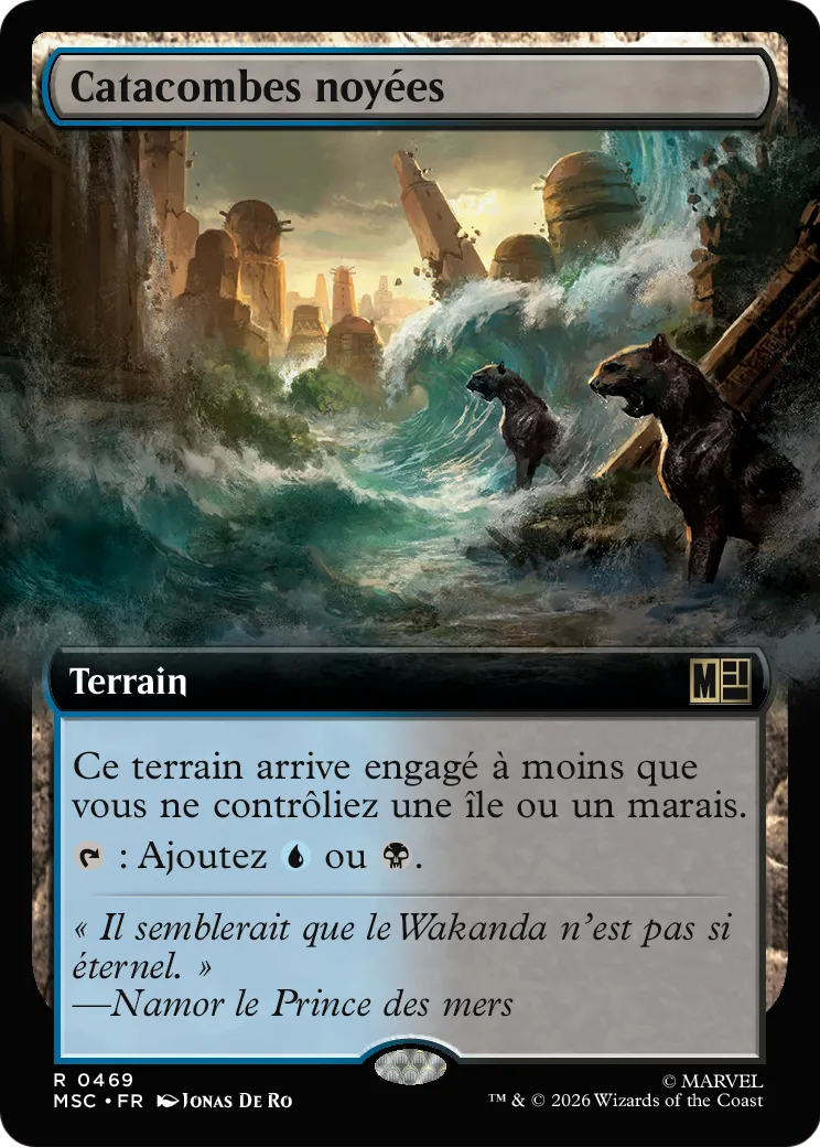 Catacombes noyées — Marvel Super Heroes Commander — Magic: The Gathering