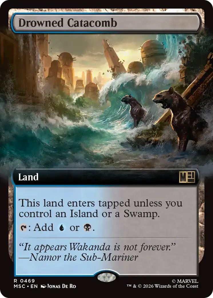 Drowned Catacomb — Marvel Super Heroes Commander — Magic: The Gathering