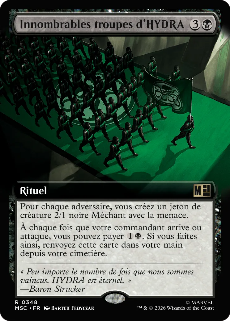 Innombrables troupes d'HYDRA — Marvel Super Heroes Commander — Magic: The Gathering