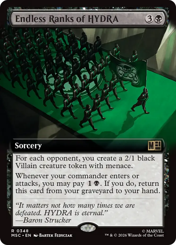 Endless Ranks of HYDRA — Marvel Super Heroes Commander — Magic: The Gathering