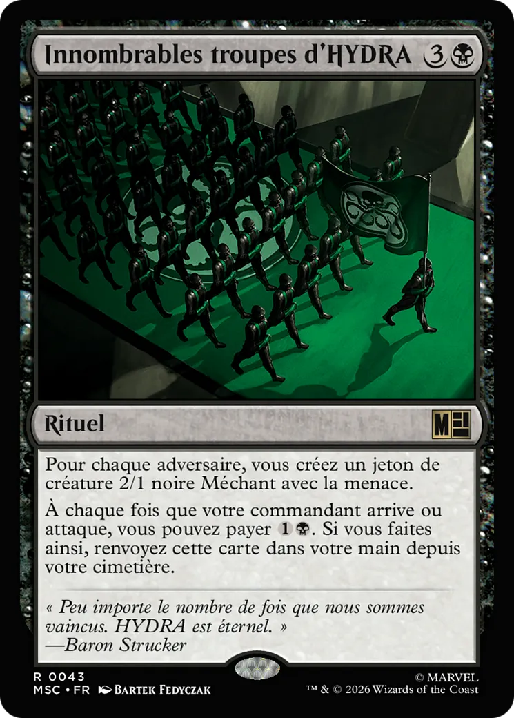 Innombrables troupes d'HYDRA — Marvel Super Heroes Commander — Magic: The Gathering