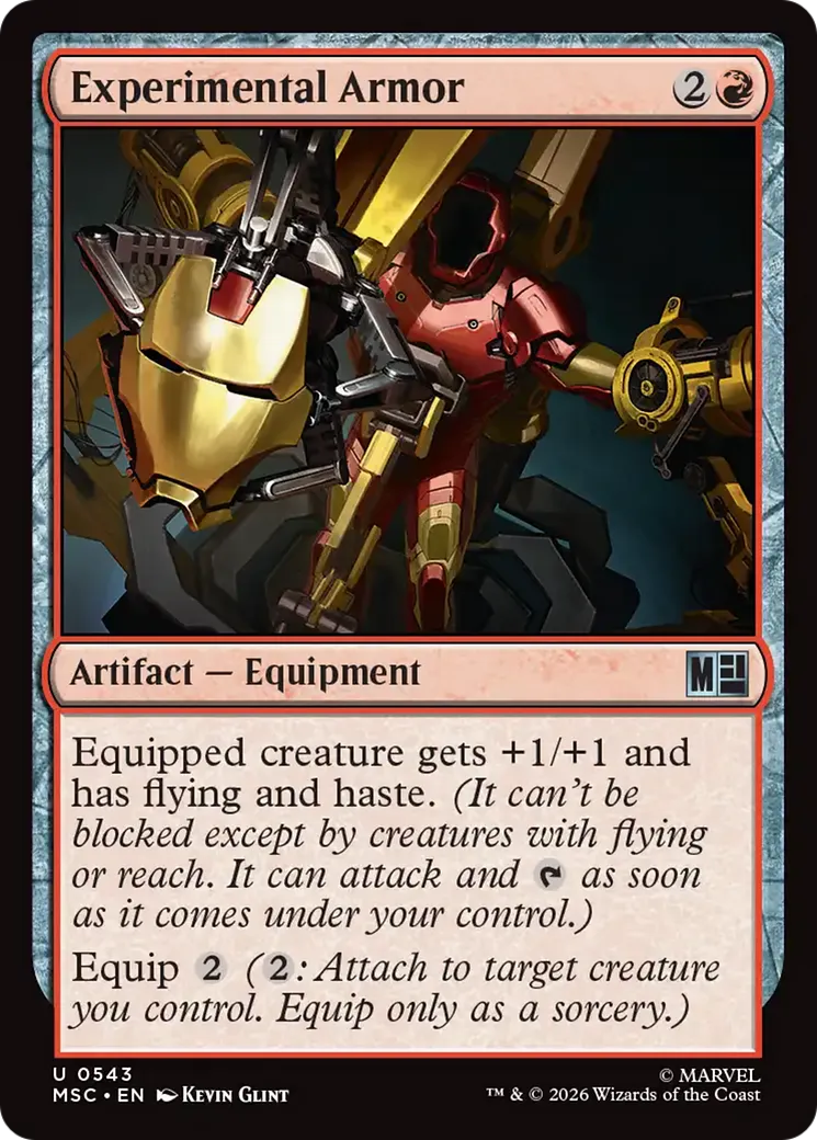 Armure expérimentale — Marvel Super Heroes Commander — Magic: The Gathering